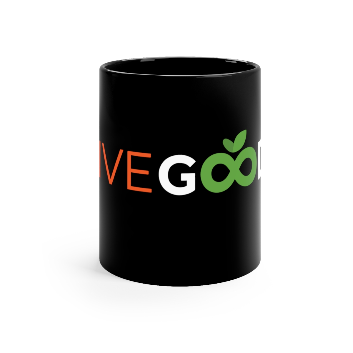 LiveGood 11oz Black Mug