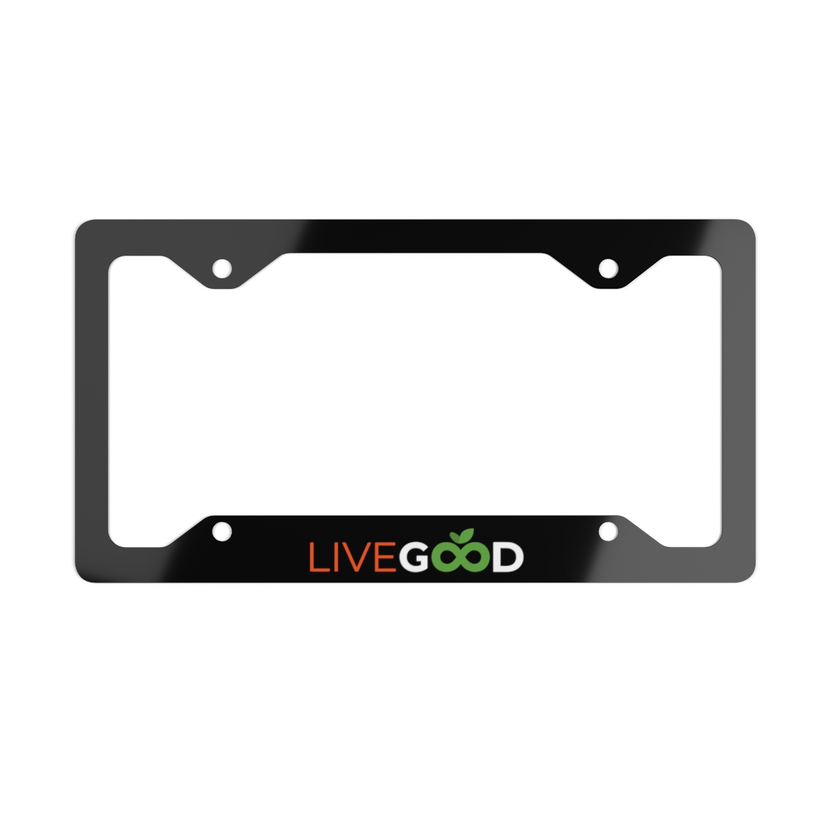 LiveGood Metal License Plate Frame
