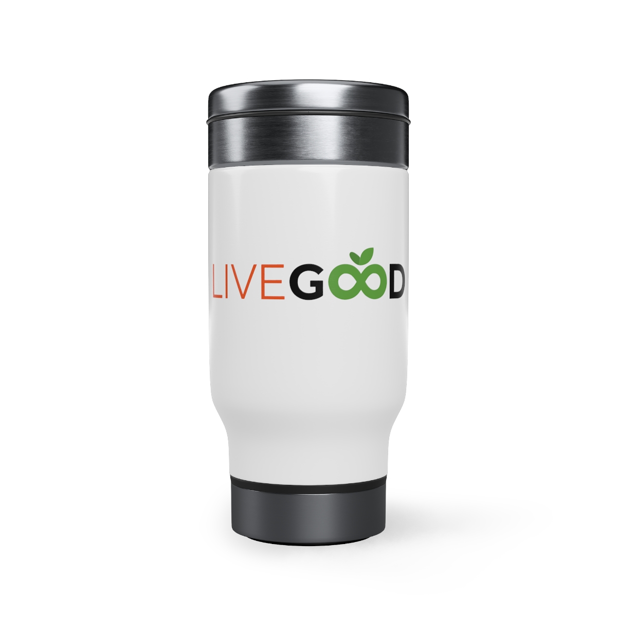 LiveGood Stainless Steel Travel Mug with Handle, 14oz