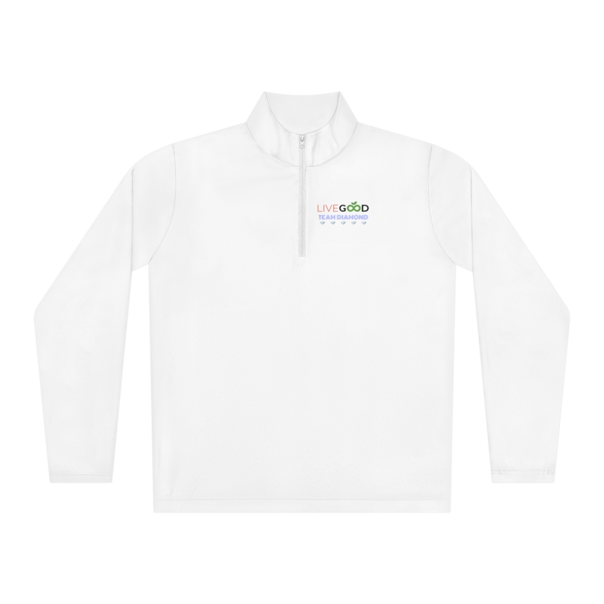 LiveGood Team Diamond Unisex Quarter-Zip Pullover