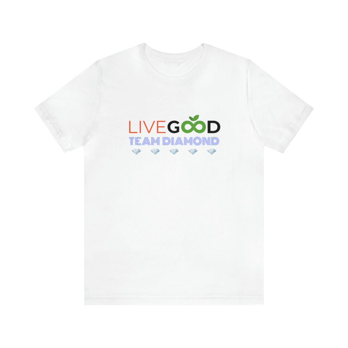 LiveGood Unisex Jersey Tee Team Diamond
