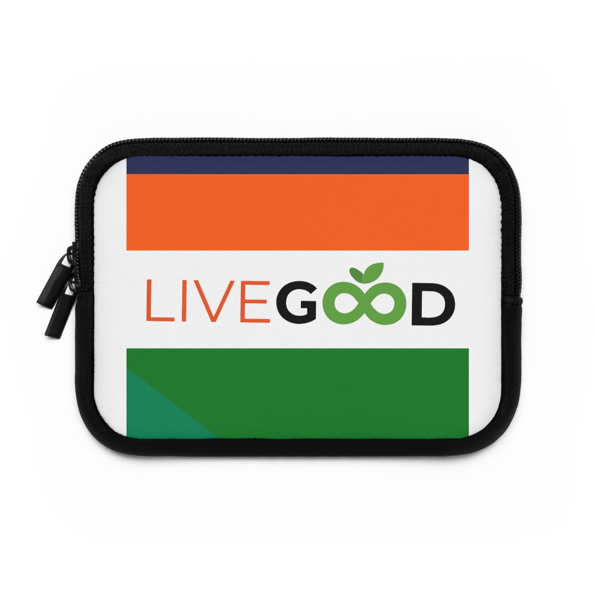LiveGood White Laptop Sleeve