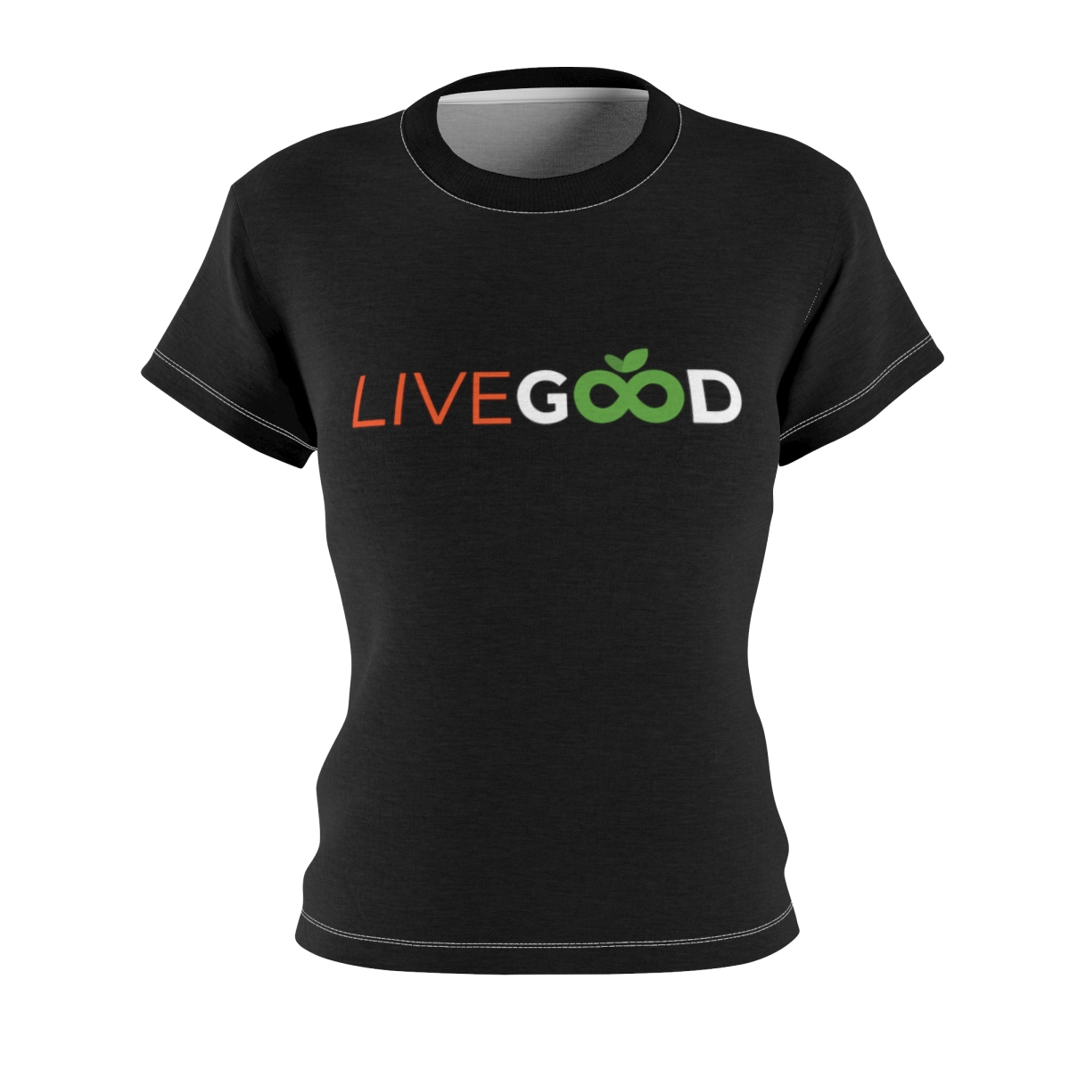 LiveGood Women's Cut & Sew Tee Black
