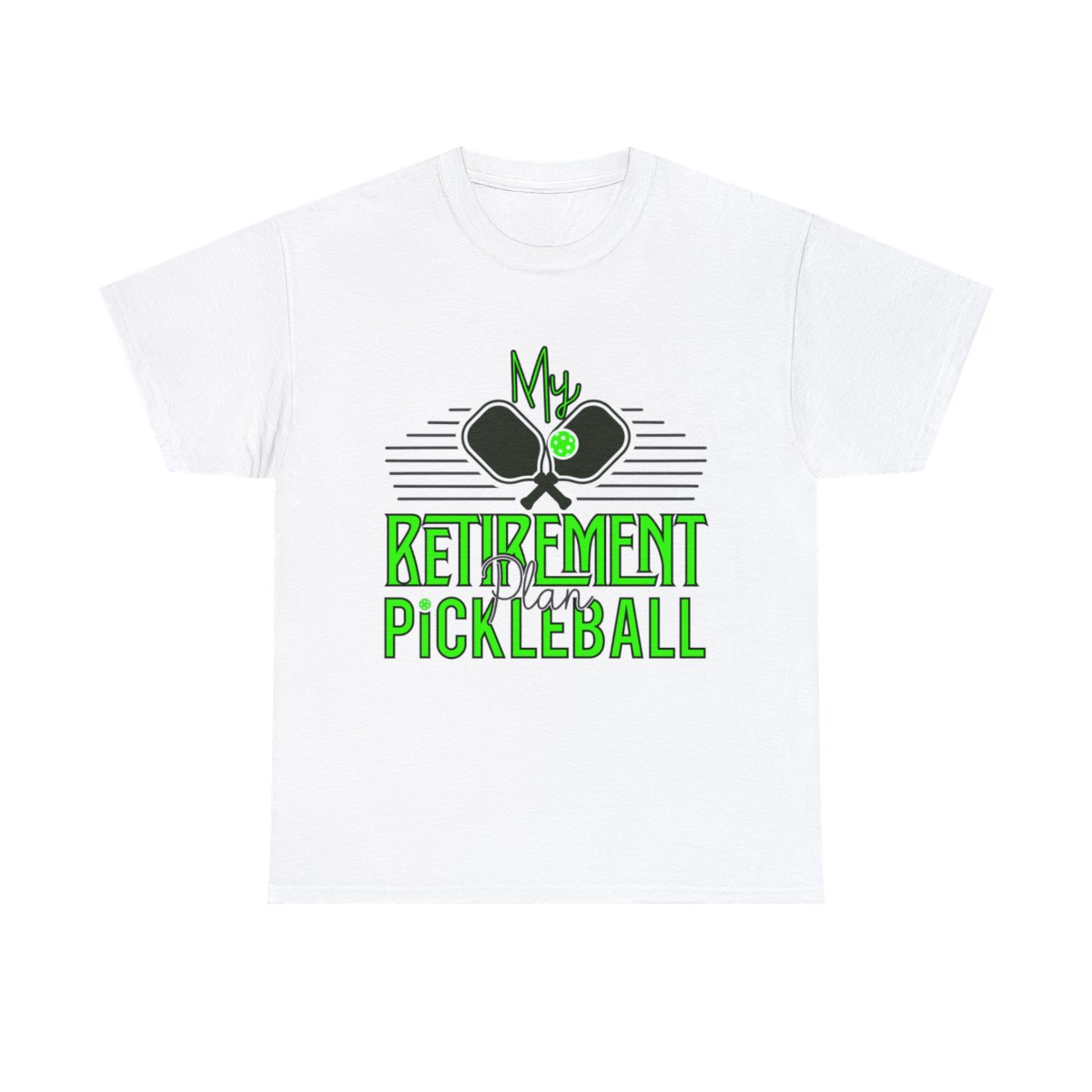 Retirement Plan Cotton Tee - Green Logo